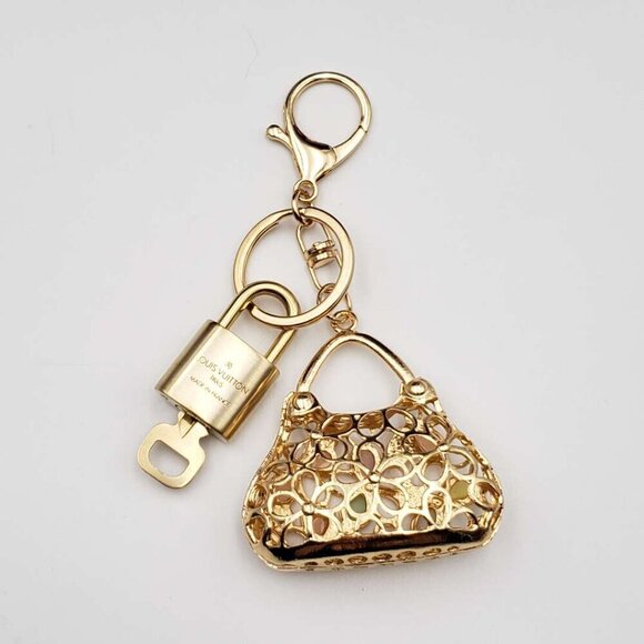 Authentic Louis Vuitton Lock & Key with unbranded Bagcharm, Keycharm, Keychain - Picture 3 of 7